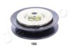 JAPKO 129103 Deflection/Guide Pulley, v-ribbed belt